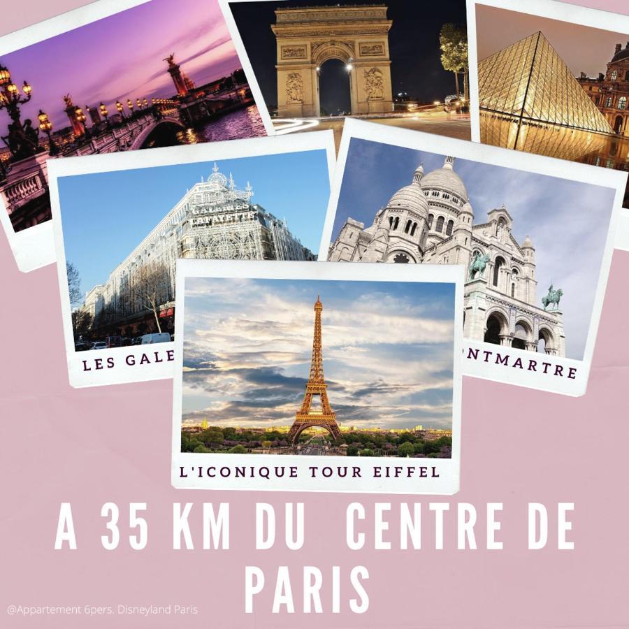 Appartement 7 Pers A Disneyland Paris Шессі Екстер'єр фото